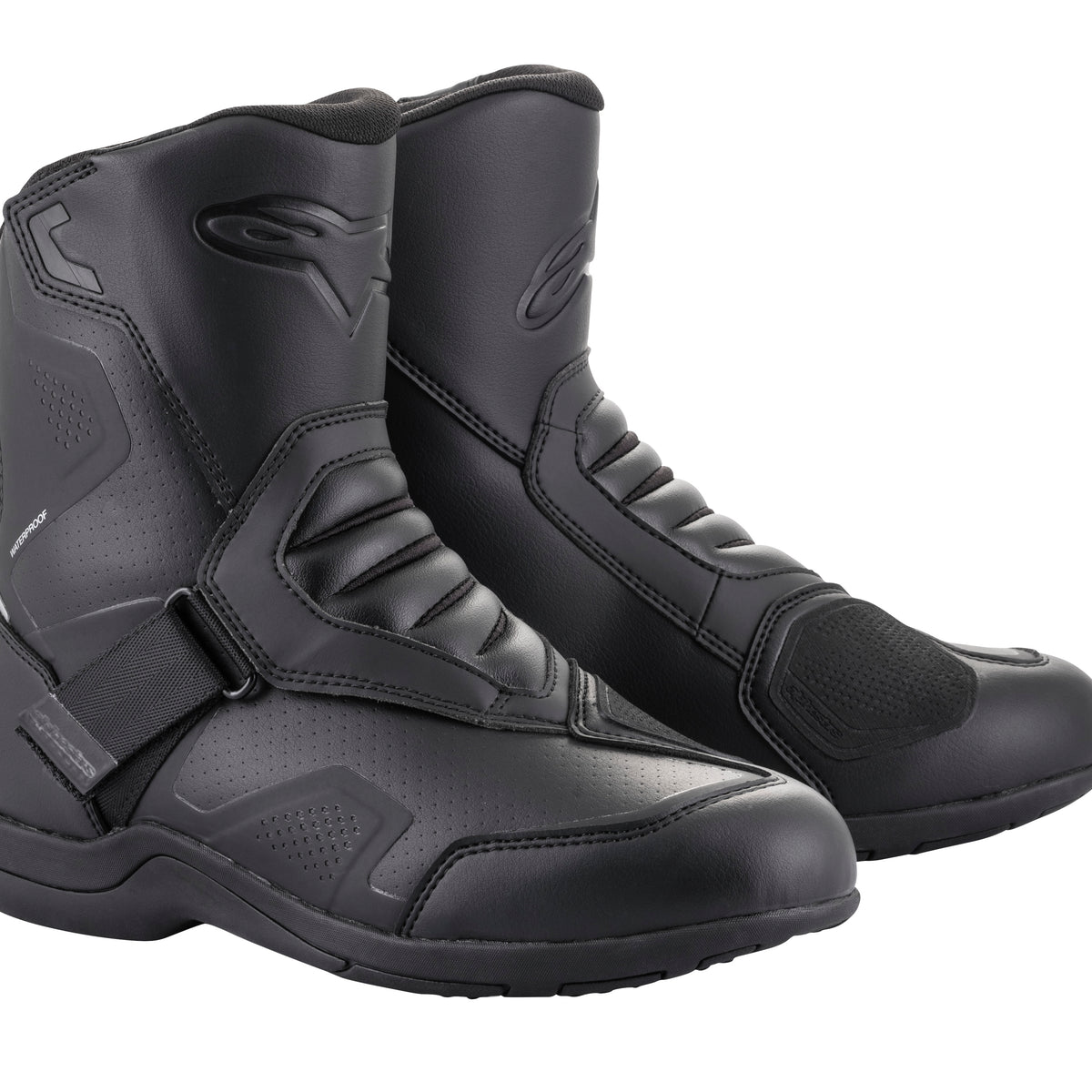 Alpinestars Ridge v2 Drystar Schwarz/Schwarz Motorradstiefel