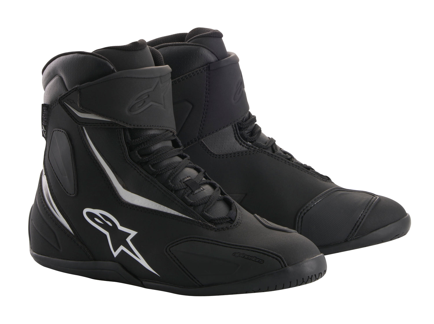 Alpinestars Fastback v2 Drystar Schwarz/Weiß Motorradstiefel
