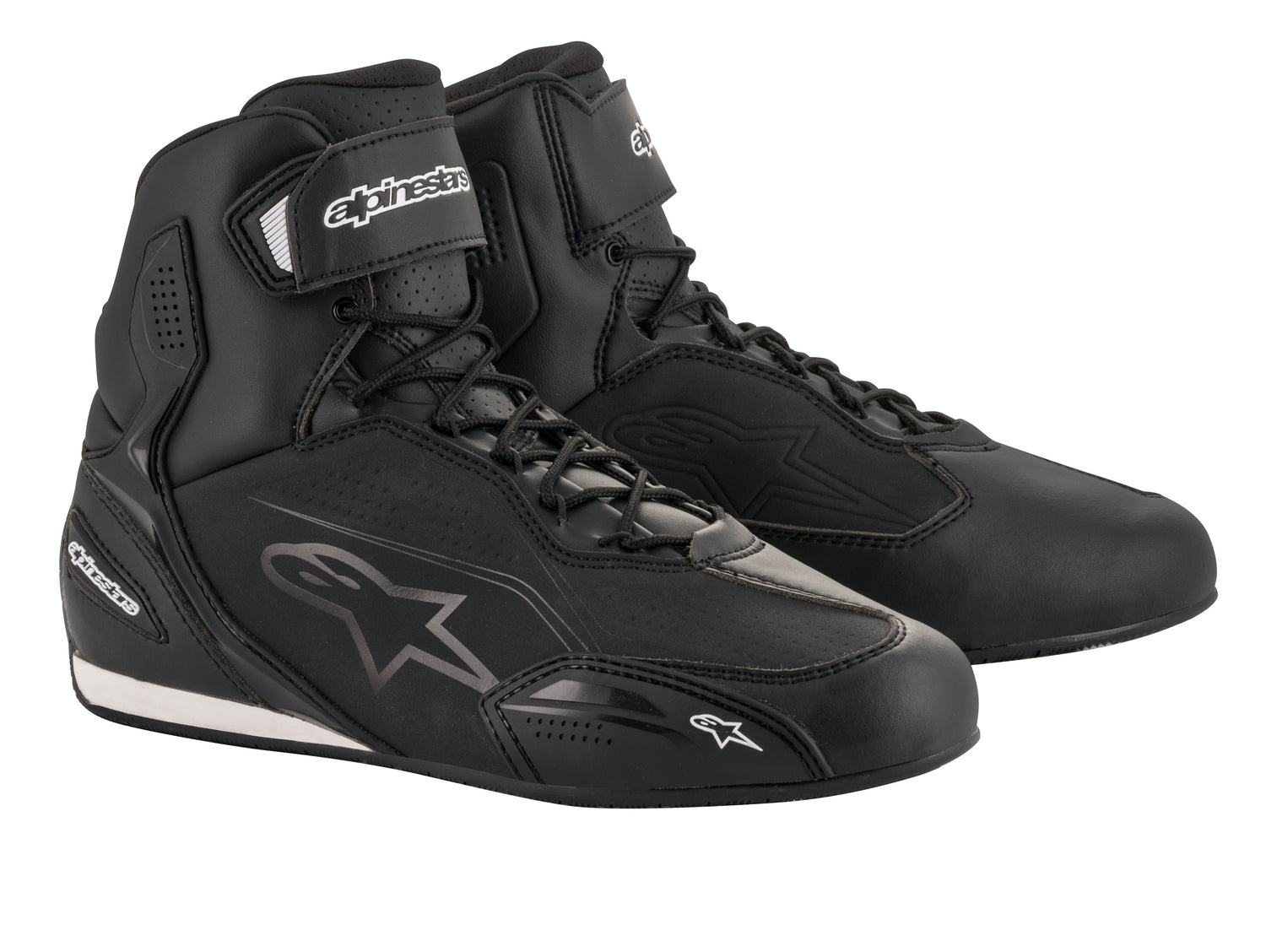 Alpinestars Faster-3 Black/Black Motorcycle Boots