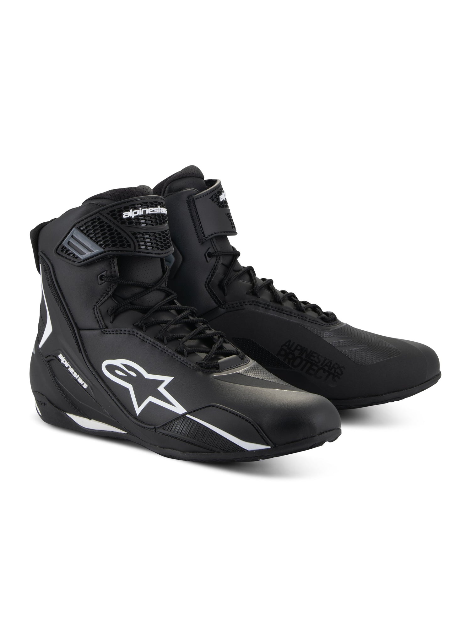 Alpinestars Faster-4 Zwart/Wit Motorlaarzen