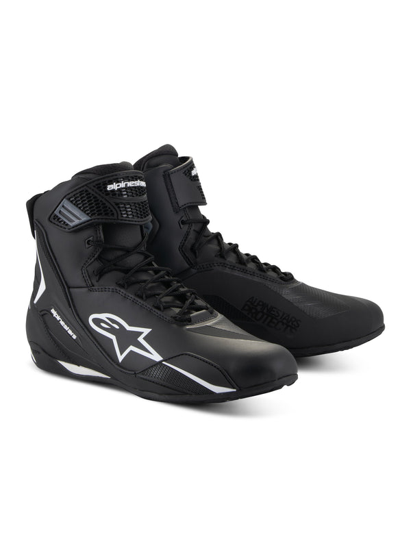 Alpinestars Faster-4 Zwart/Wit Motorlaarzen