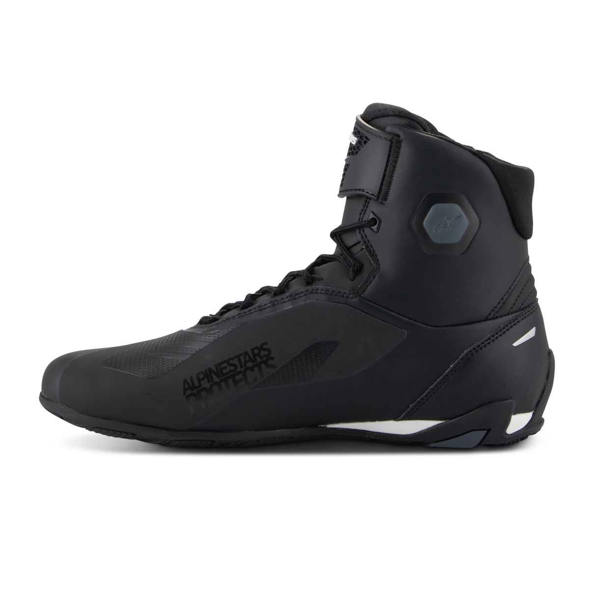 Alpinestars Faster-4 Schwarz/Weiß Motorradstiefel