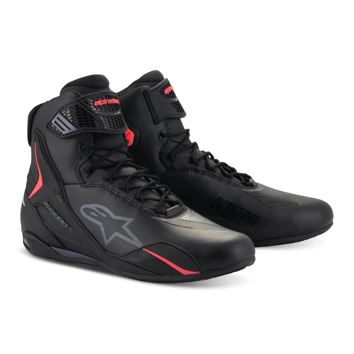 Alpinestars Faster-4 Schwarz/Pink Motorradstiefel