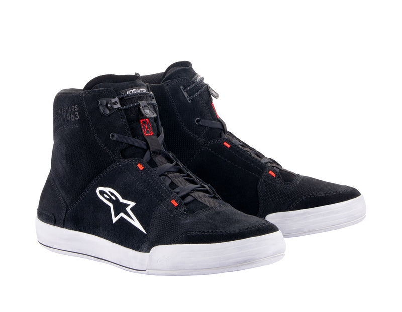 Alpinestars Chrome Schwarz/Grau/Rot Motorradschuhe