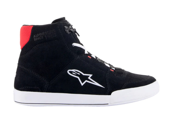 Alpinestars Chrome Black/White/Red Motorcycle Boots