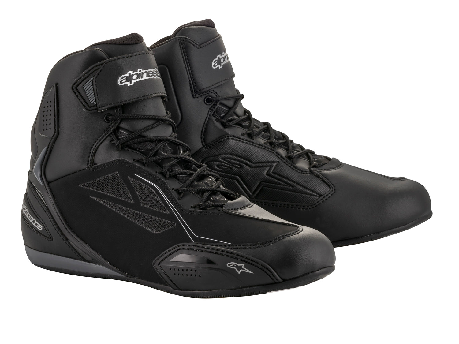 Alpinestars Faster-3 Drystar Black/Silver Motorcycle Boots