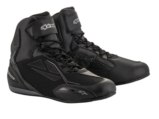 Alpinestars Faster-3 Drystar Schwarz/Silber Motorradstiefel