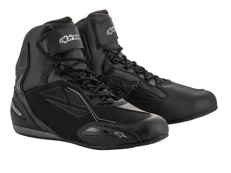 Alpinestars Faster-3 Drystar Schwarz/Silber Motorradstiefel