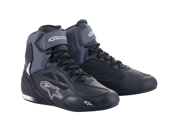 Alpinestars Faster-3 Drystar Zwart/Grijs Motorlaarzen