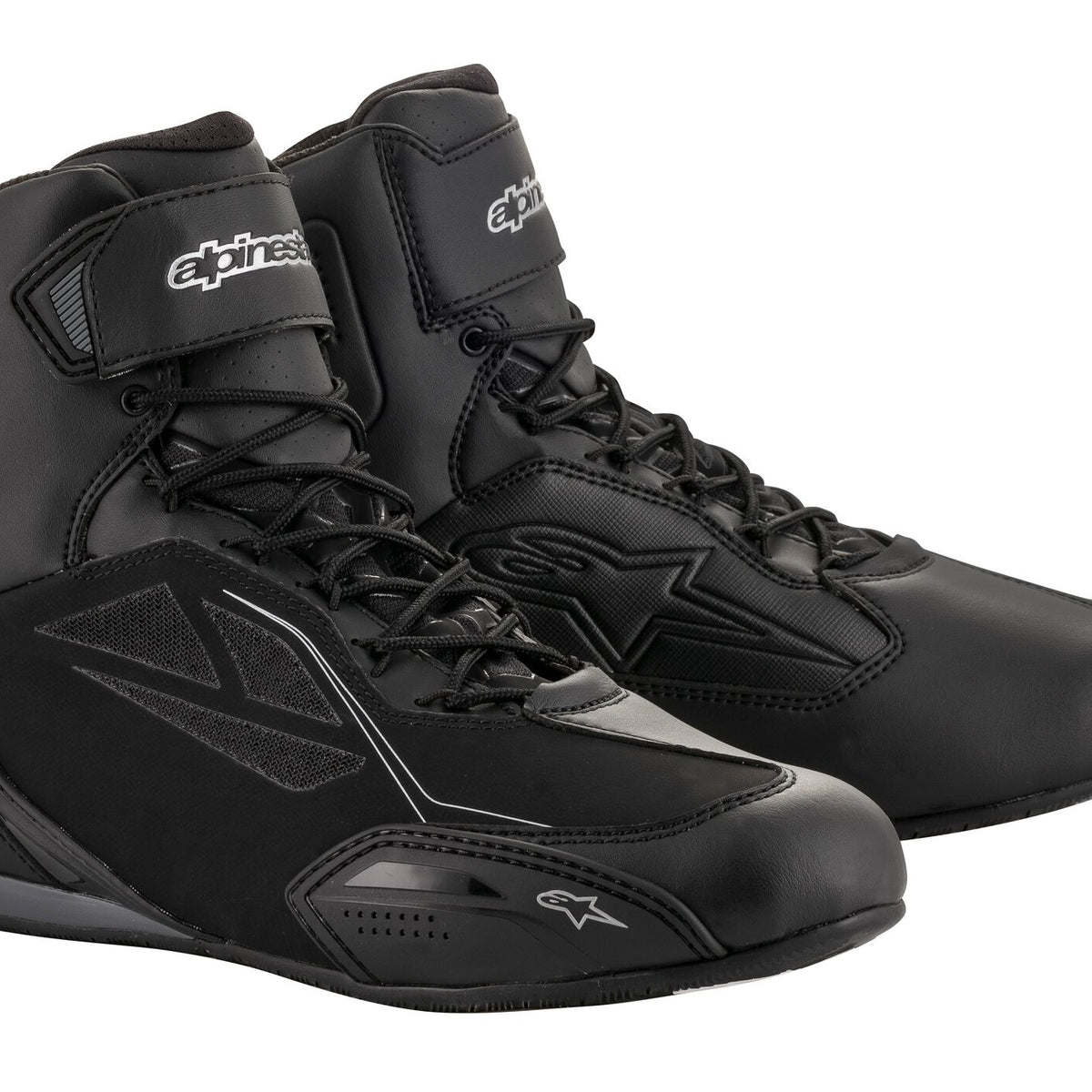 Alpinestars Faster-3 Drystar Schwarz/Silber Motorradstiefel