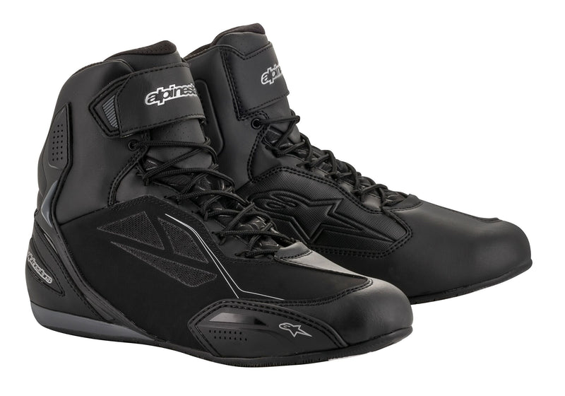 Alpinestars Faster-3 Drystar Schwarz/Silber Motorradstiefel