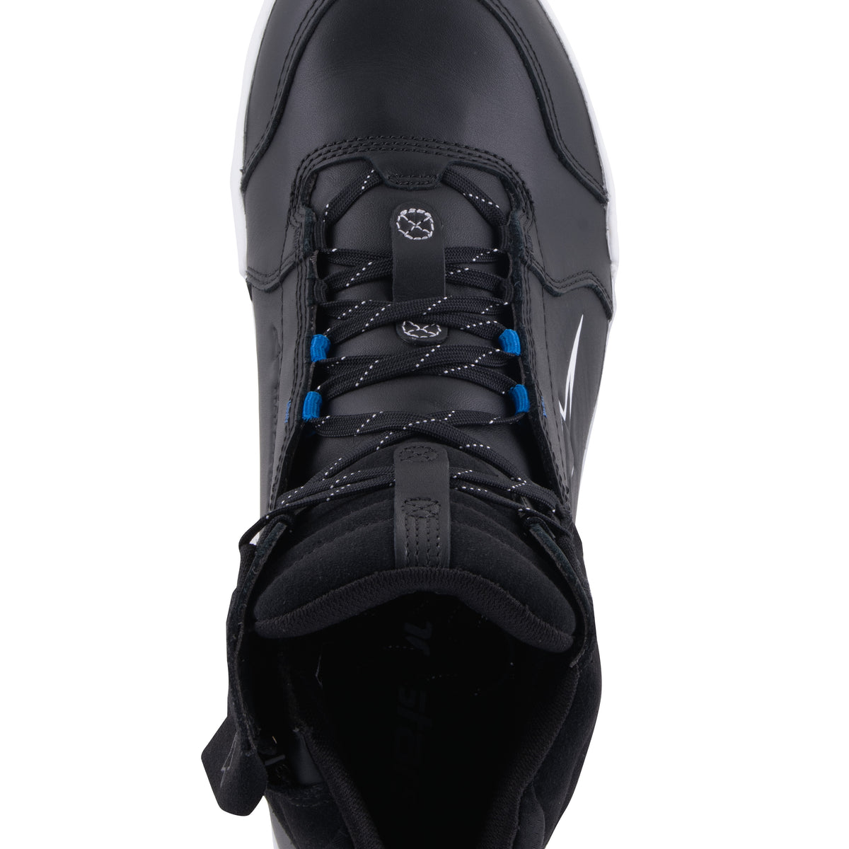Alpinestars Chrome Waterproof Schwarz/Weiß/Blau Motorradstiefel