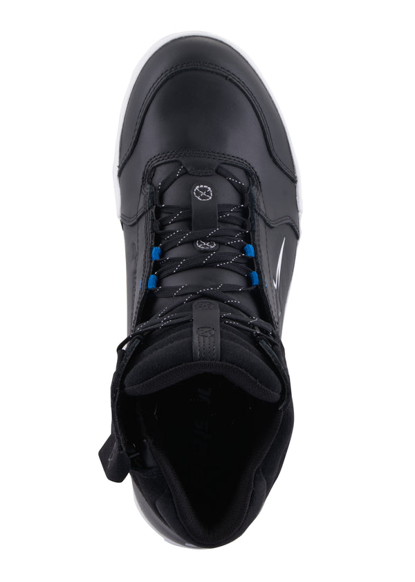 Alpinestars Chrome Waterproof Schwarz/Weiß/Blau Motorradstiefel