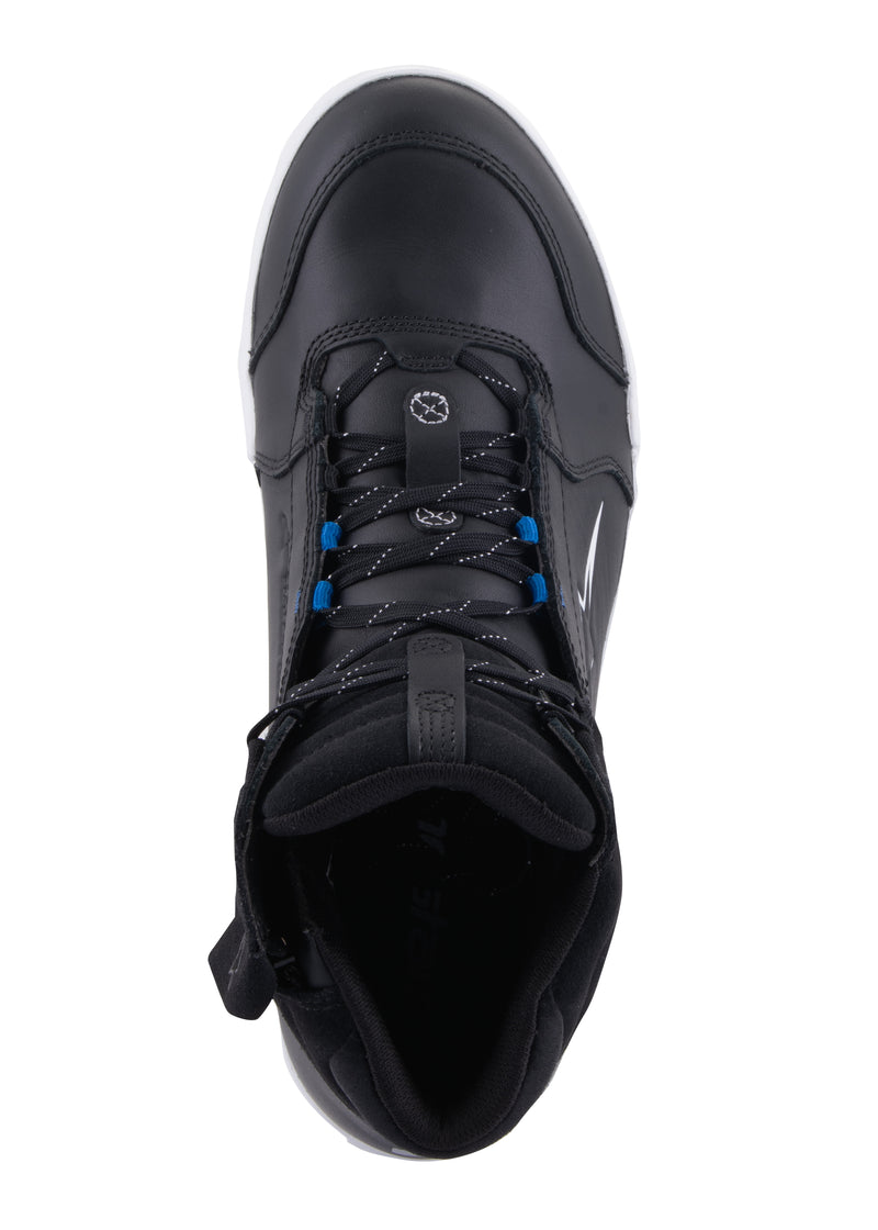 Alpinestars Chrome Waterproof Schwarz/Weiß/Blau Motorradstiefel