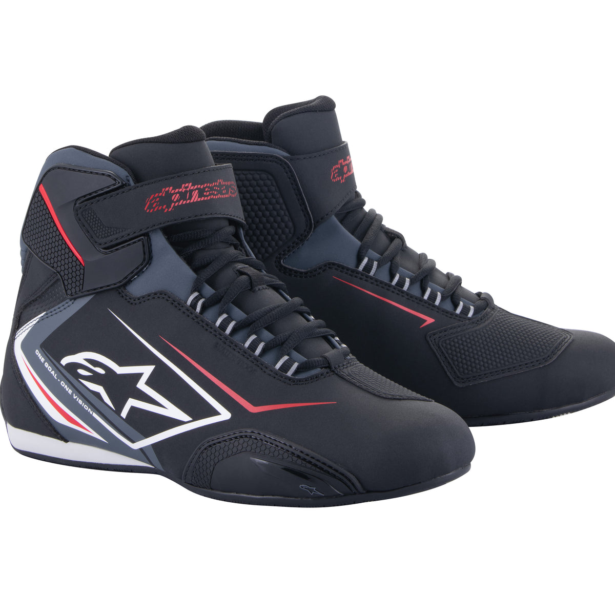 Alpinestars Sektor Waterproof Schwarz/Weiß/Grau Motorradstiefel