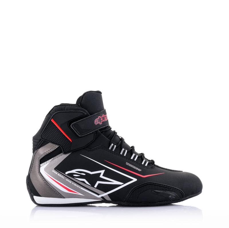 Alpinestars Sektor Waterproof Schwarz/Weiß/Grau Motorradstiefel