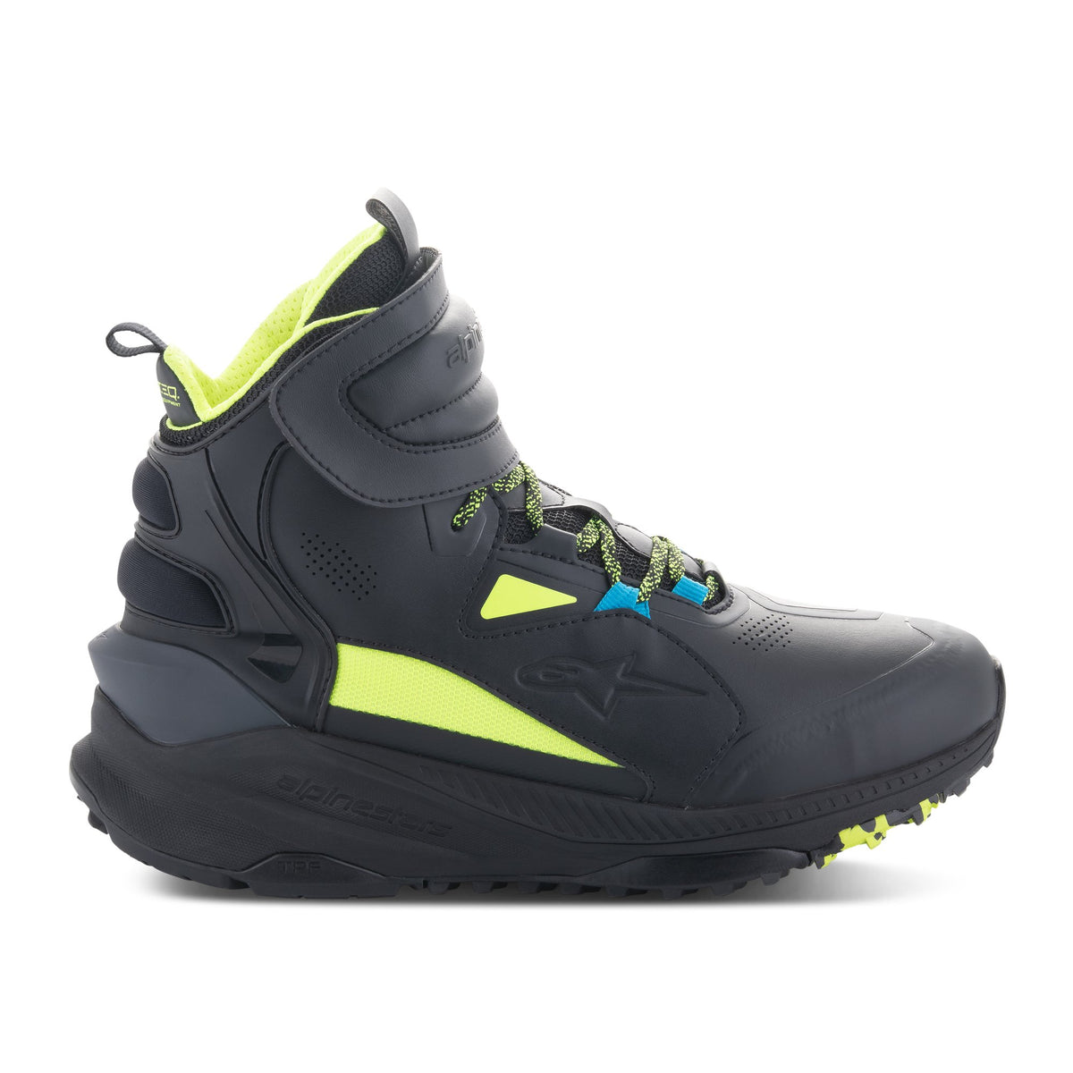 Alpinestars Speedstreet Schwarz/Lime Motorradstiefel