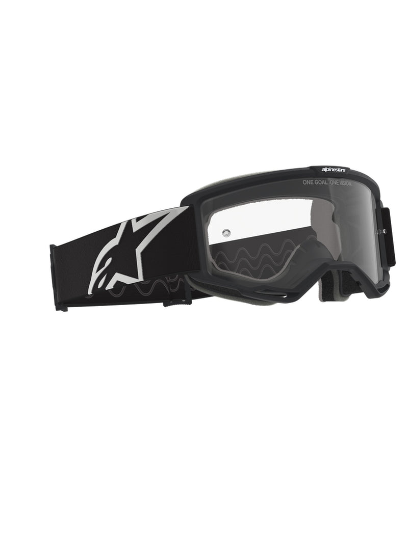 Alpinestars Vision OTG Schwarz/Grau Klare Crossbrille