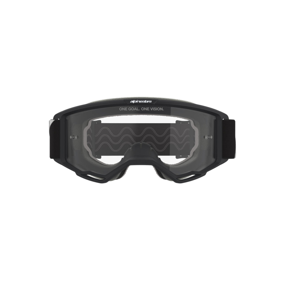 Alpinestars Vision OTG Schwarz/Grau Klare Crossbrille