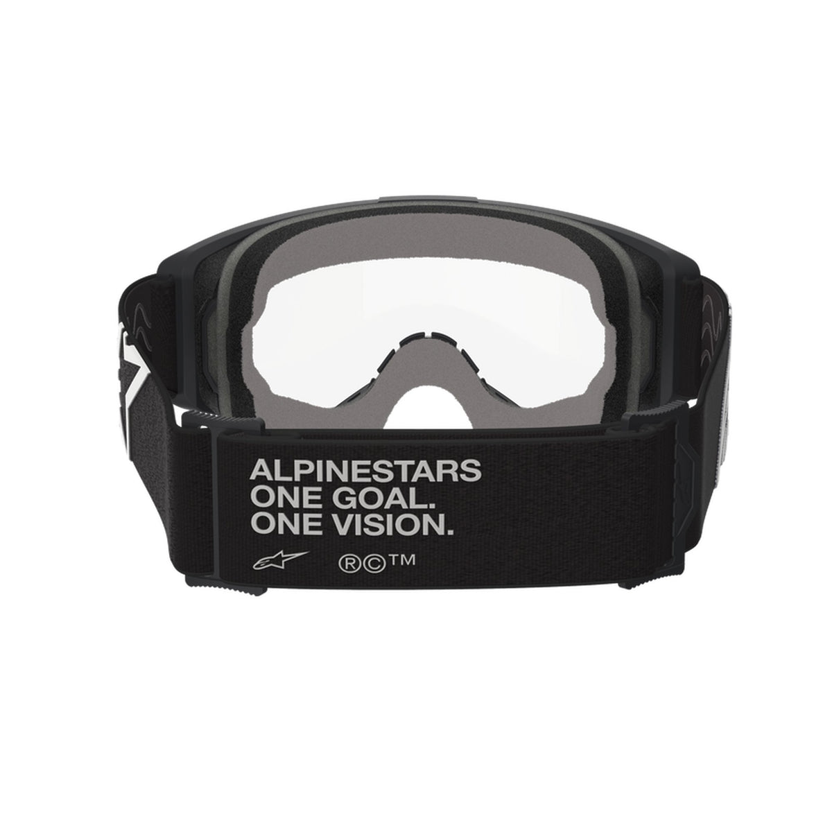 Alpinestars Vision OTG Schwarz/Grau Klare Crossbrille