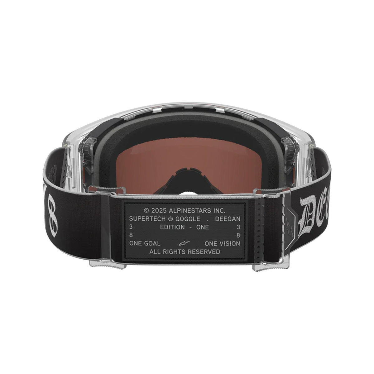 Alpinestars Supertech LTD DNGR38 XXV Silber Schwarz Spiegel Silber Crossbrille