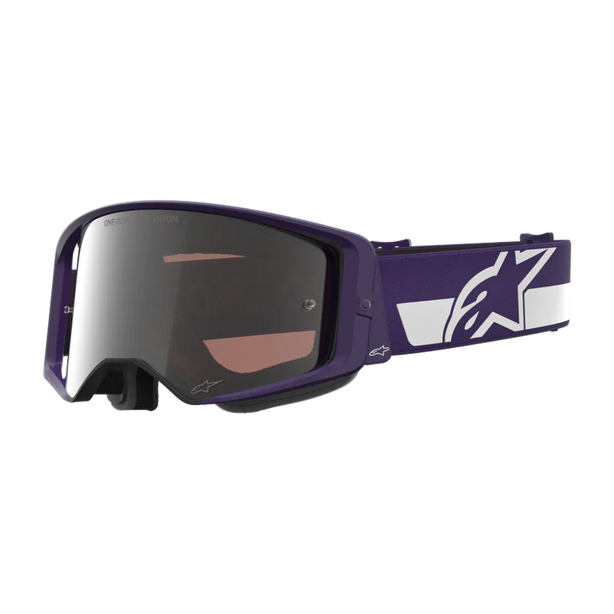 Alpinestars Supertech LTD HUNTA96 XXV Paars Wit Spiegel Zilver Crossbril