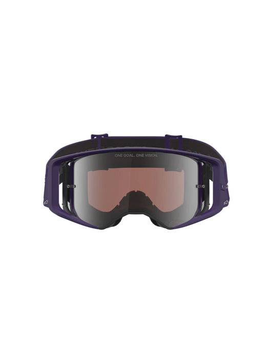 Alpinestars Supertech LTD HUNTA96 XXV Paars Wit Spiegel Zilver Crossbril