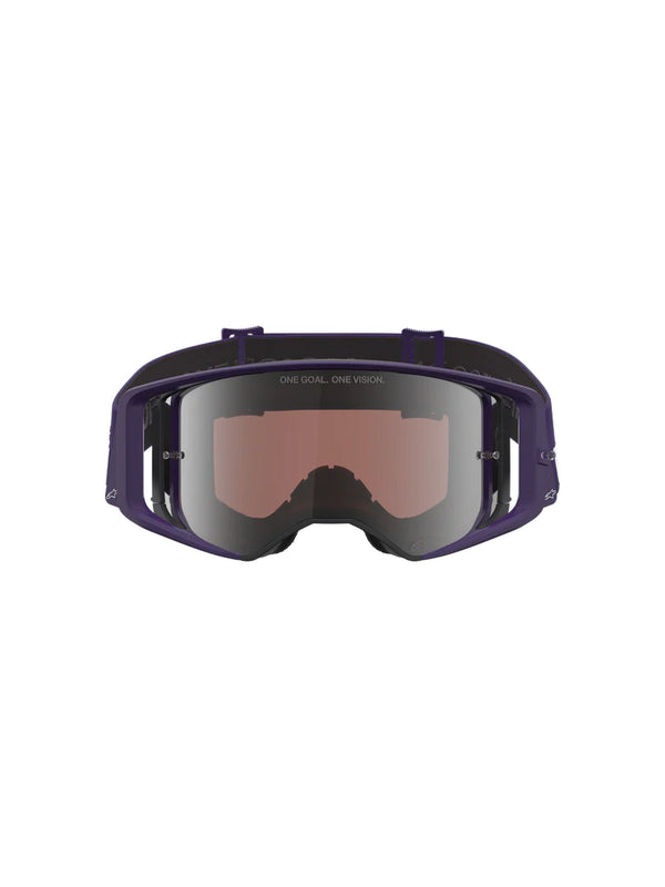 Alpinestars Supertech LTD HUNTA96 XXV Lila Weiß Spiegel Silber Crossbrille