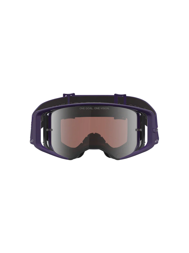 Alpinestars Supertech LTD HUNTA96 XXV Paars Wit Spiegel Zilver Crossbril