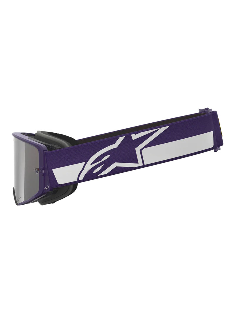 Alpinestars Supertech LTD HUNTA96 XXV Paars Wit Spiegel Zilver Crossbril