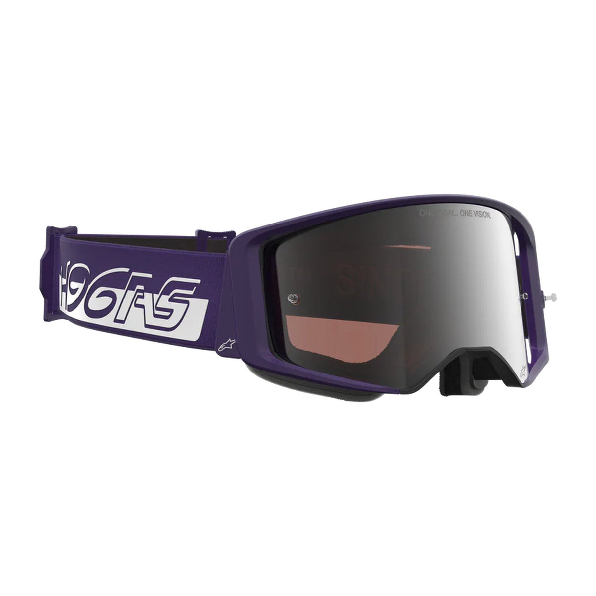 Alpinestars Supertech LTD HUNTA96 XXV Paars Wit Spiegel Zilver Crossbril