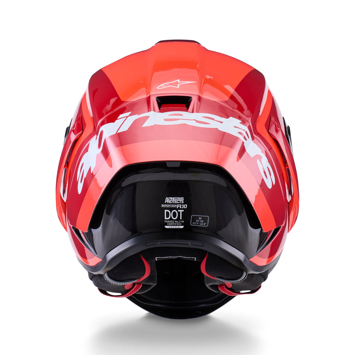 Alpinestars Supertech S-R10 Arius Schwarz/Weiß/Duo Rot Integralhelm