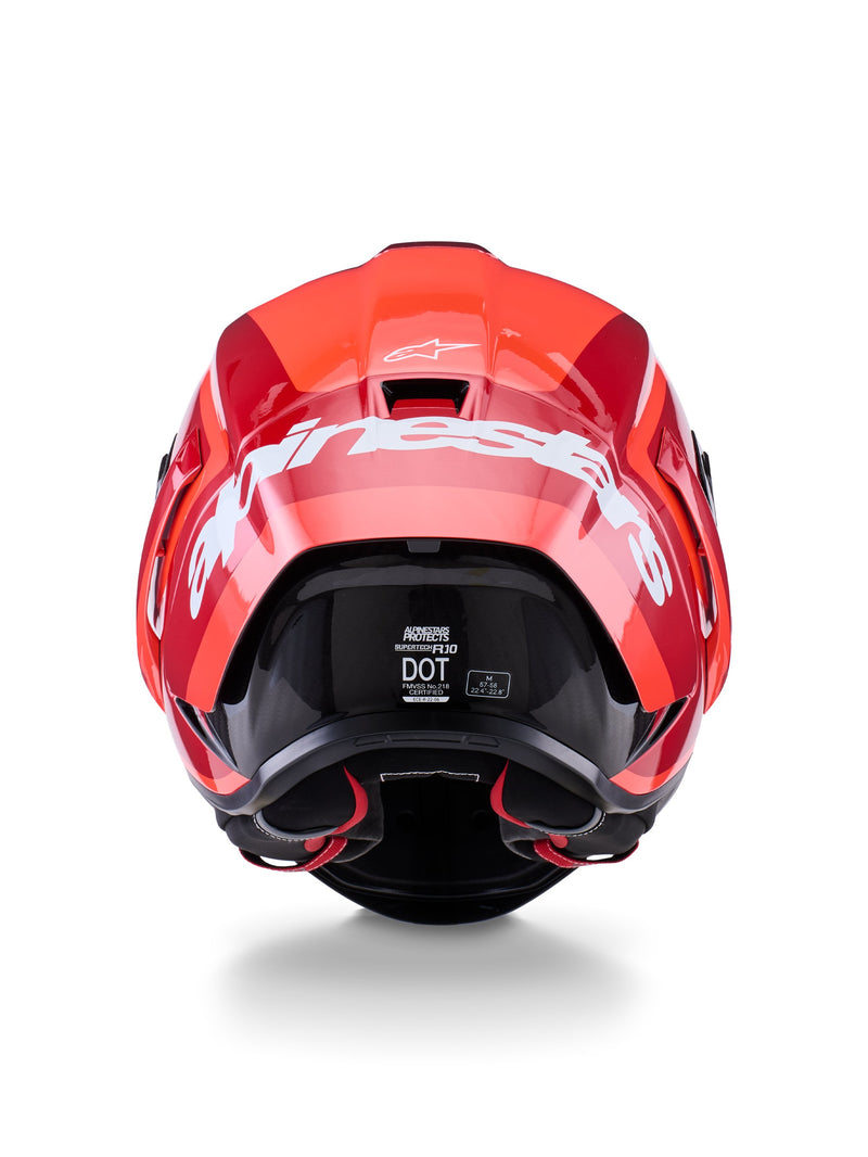 Alpinestars Supertech S-R10 Arius Schwarz/Weiß/Duo Rot Integralhelm