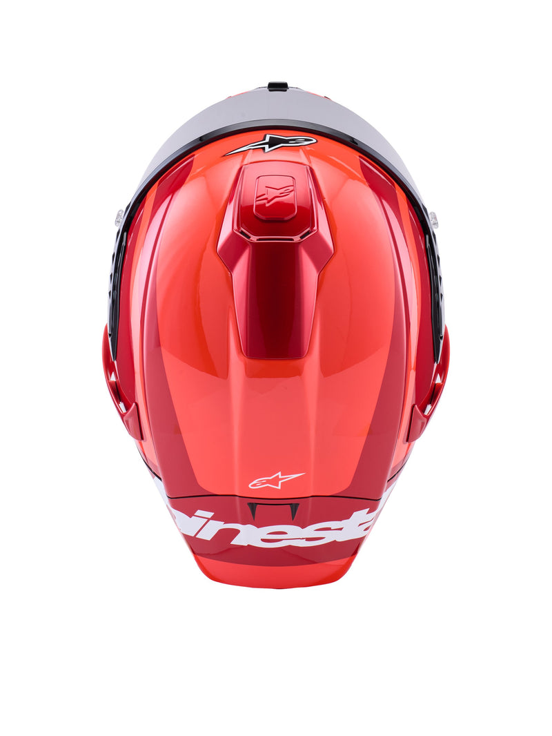 Alpinestars Supertech S-R10 Arius Schwarz/Weiß/Duo Rot Integralhelm
