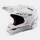 Alpinestars S-M10 2206 Solid Wit Crosshelm