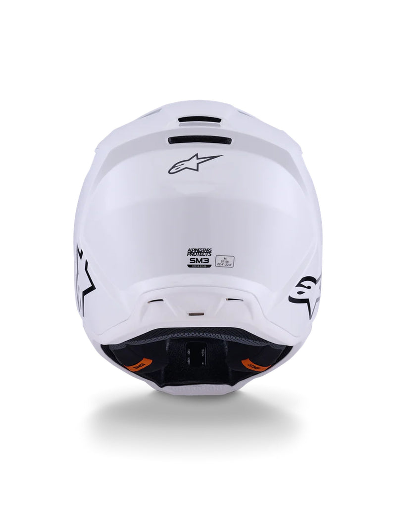 Alpinestars S-M3 White Motocross Helmet