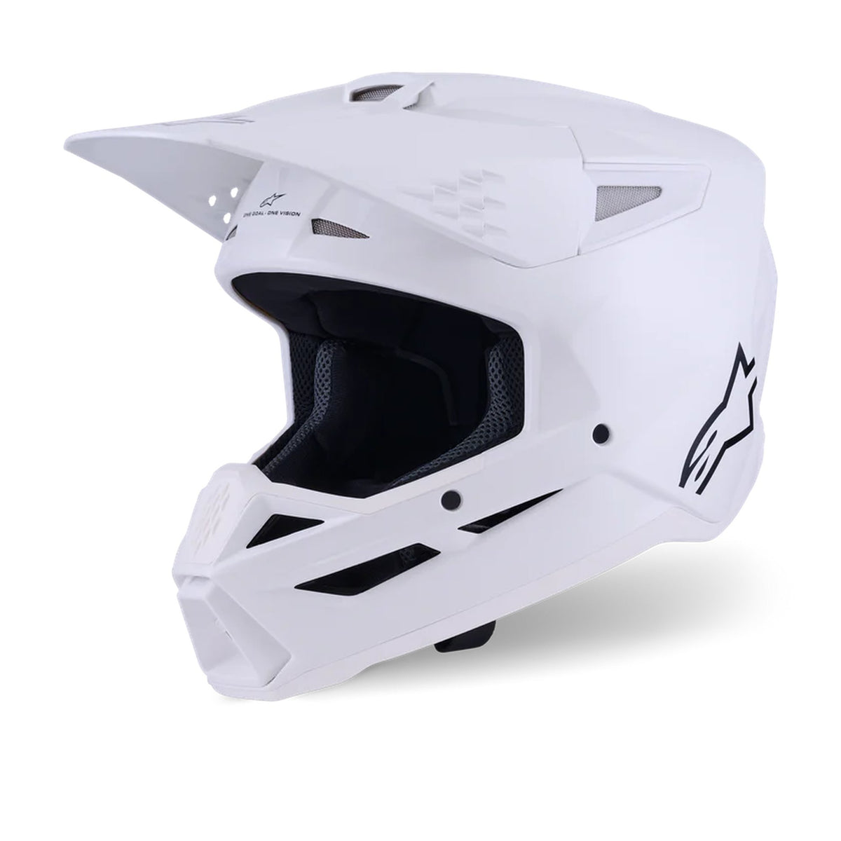 Alpinestars S-M3 White Motocross Helmet