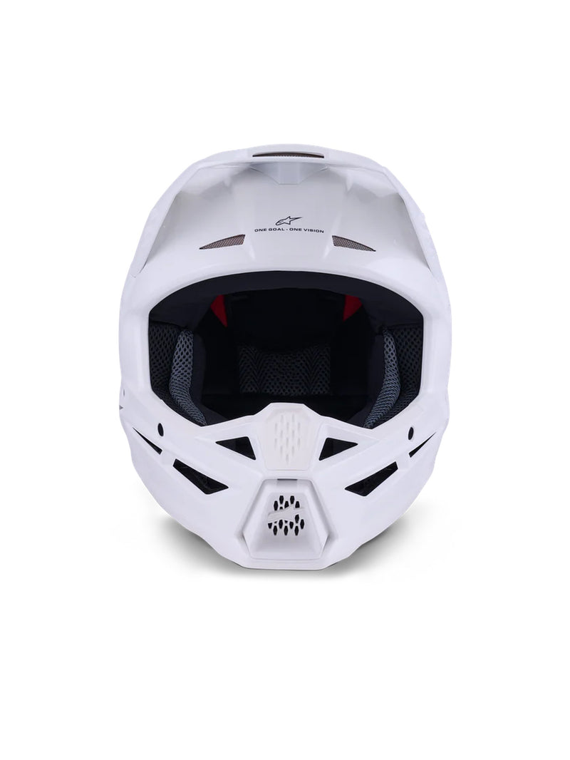 Alpinestars S-M3 White Motocross Helmet