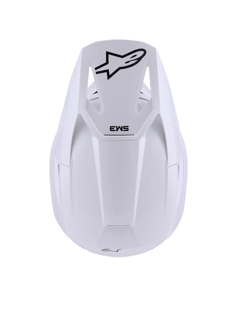 Alpinestars S-M3 White Motocross Helmet