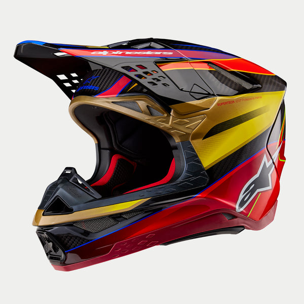 Alpinestars S-M10 2206 ERA Gold Motocross Helmet