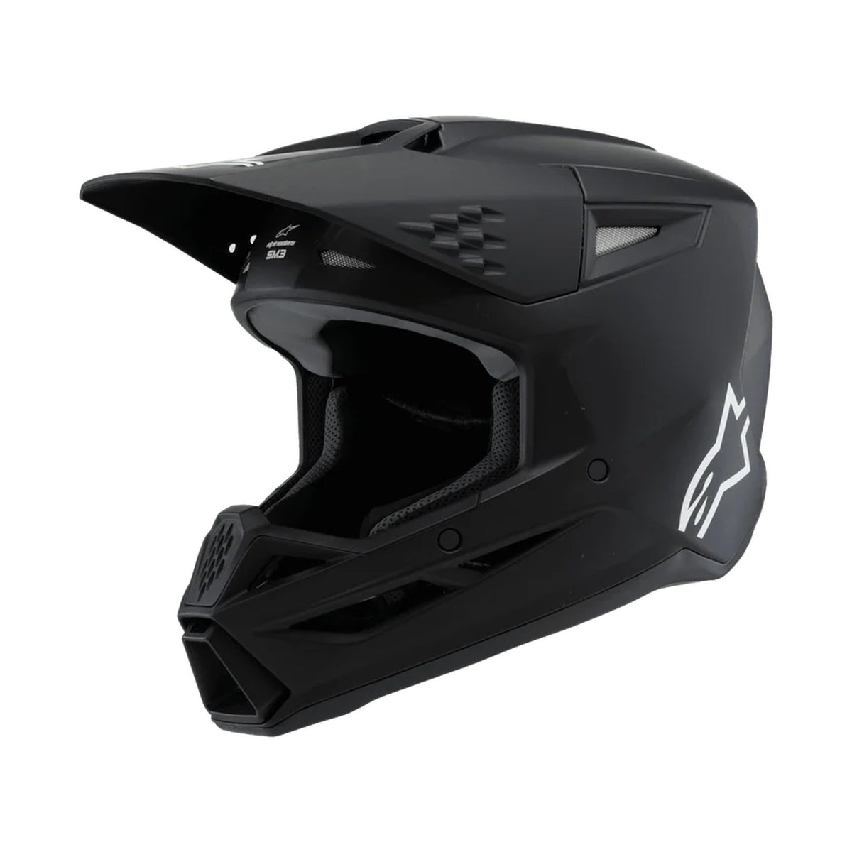 Alpinestars SM3 Youth Schwarz Matt Crosshelm