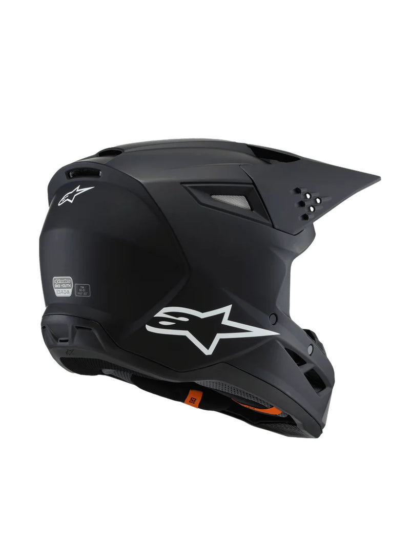 Alpinestars SM3 Youth Schwarz Matt Crosshelm