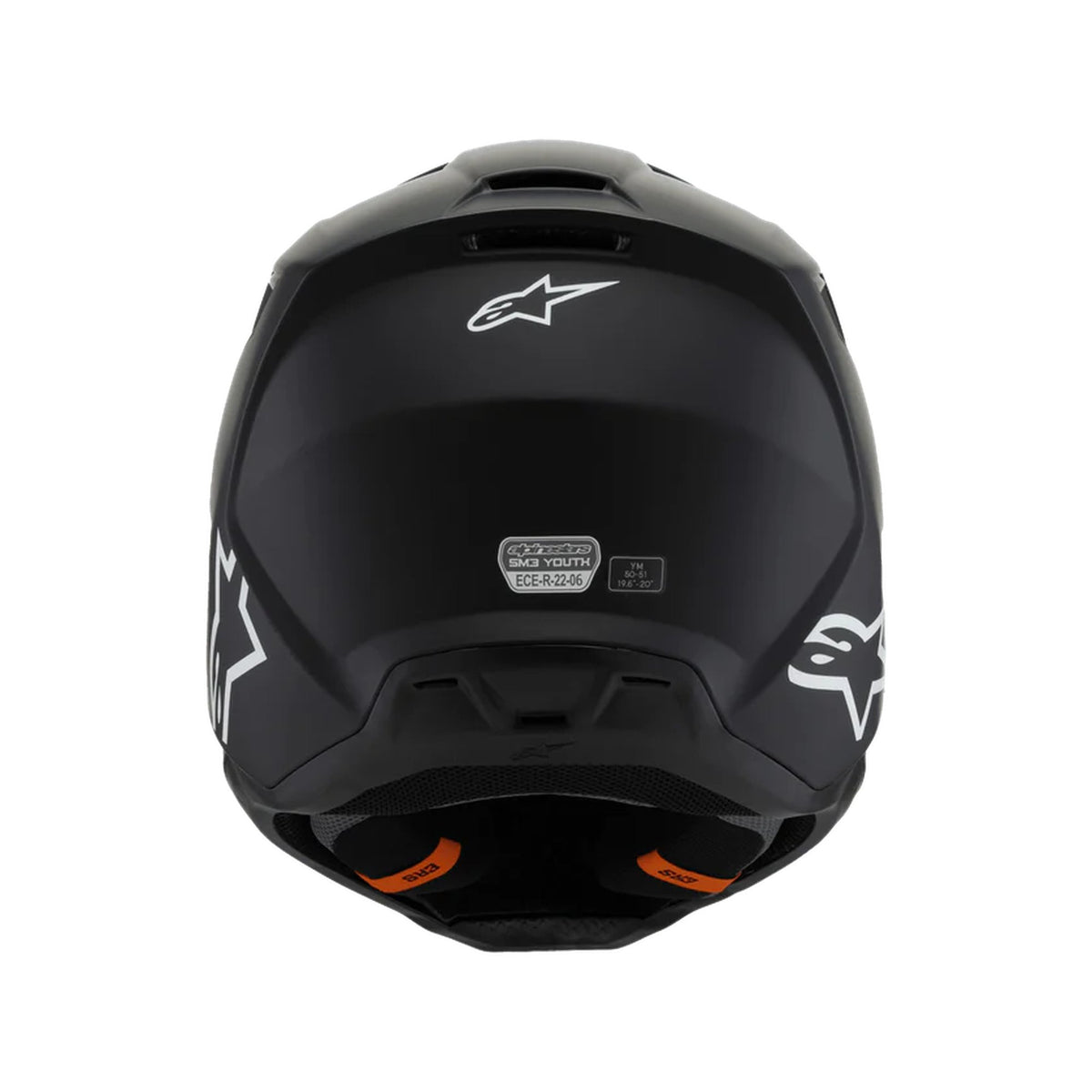 Alpinestars SM3 Youth Schwarz Matt Crosshelm
