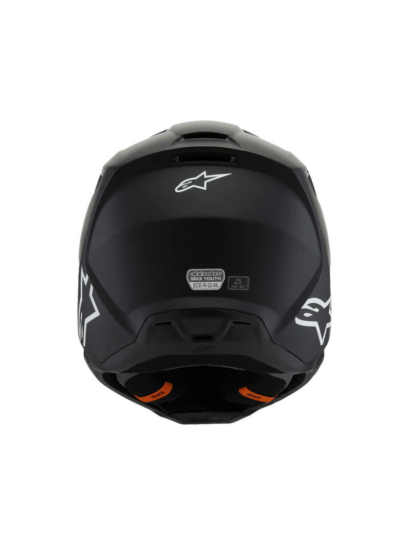 Alpinestars SM3 Youth Schwarz Matt Crosshelm
