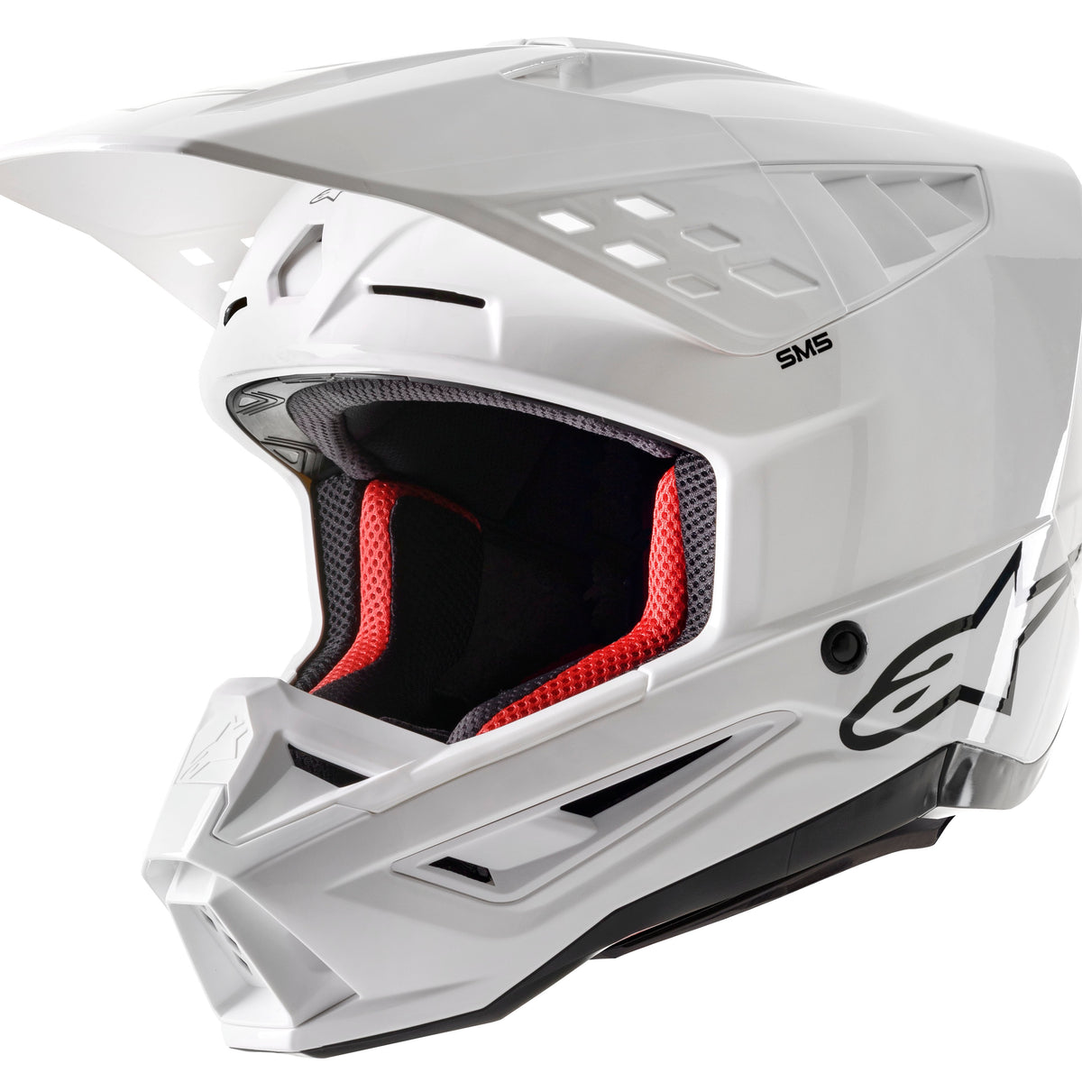 Alpinestars S-M5 2206 Wit Crosshelm