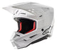 Alpinestars S-M5 2206 Wit Crosshelm
