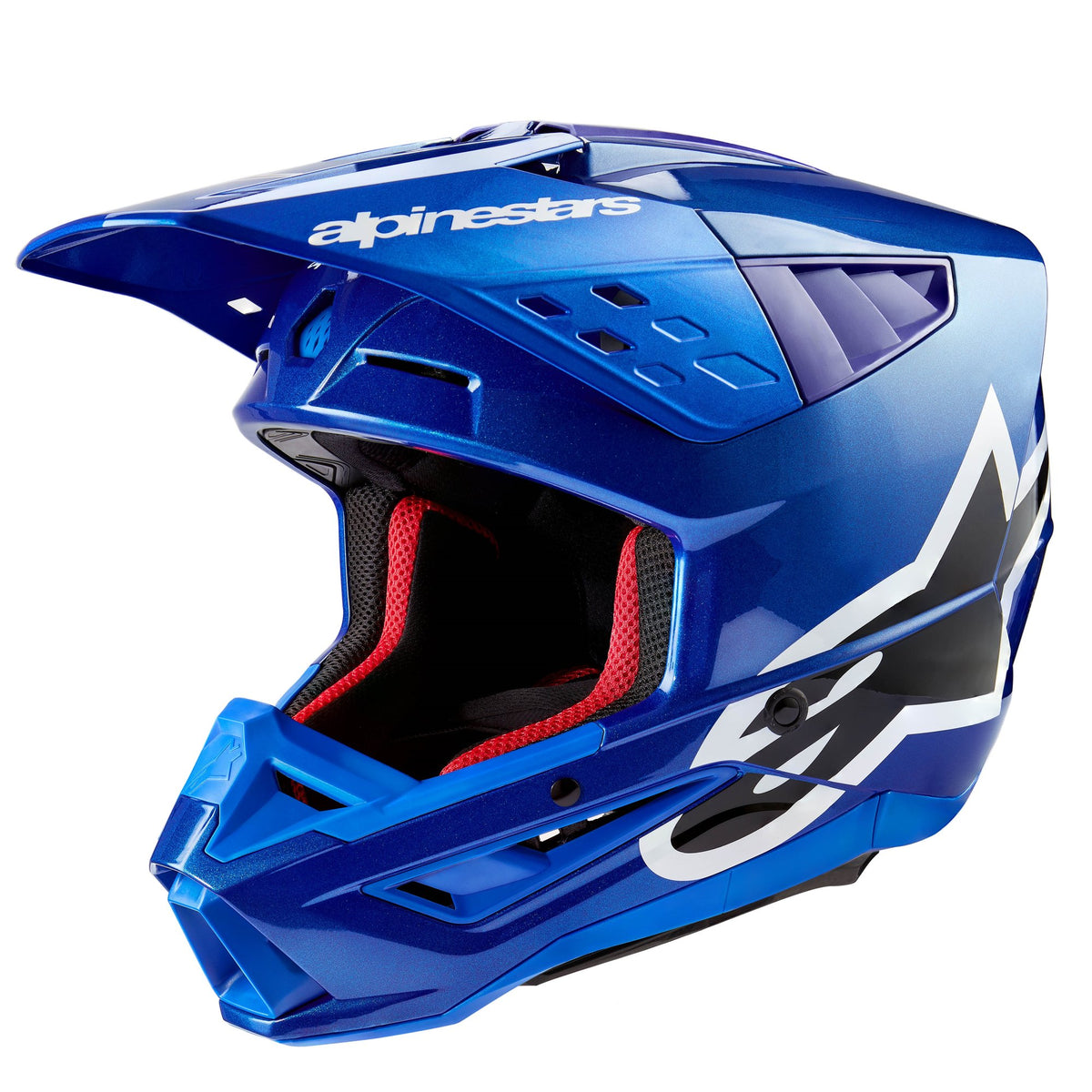 Alpinestars S-M5 2206 Corp Blau Crosshelm