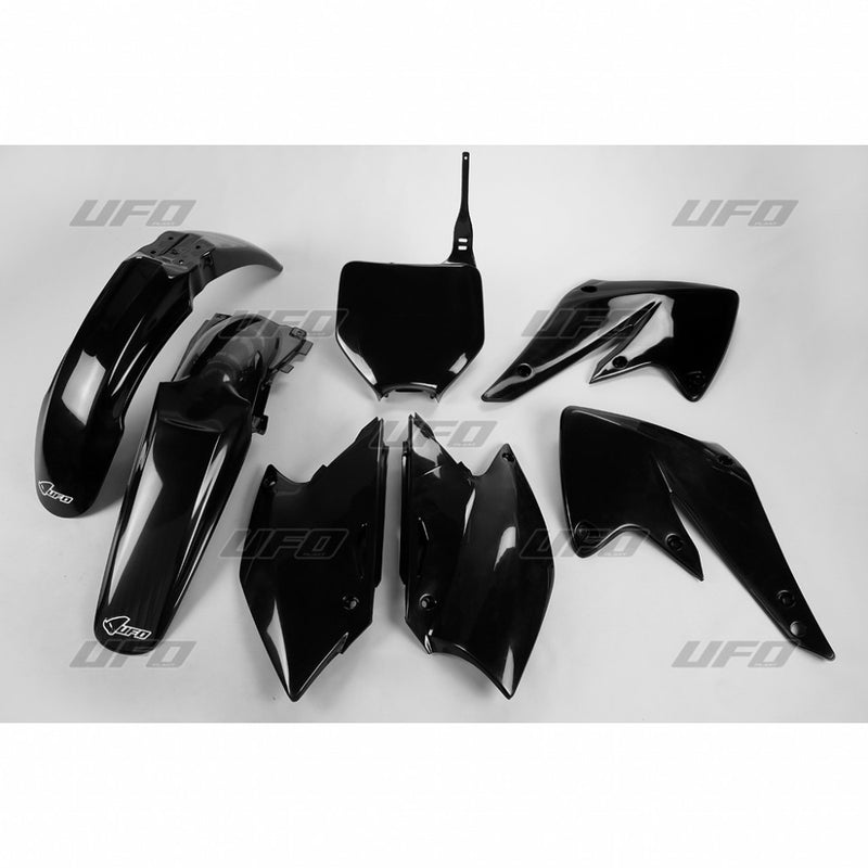 UFO Plasticset Zwart KAWASAKI KX250F 2004-2005