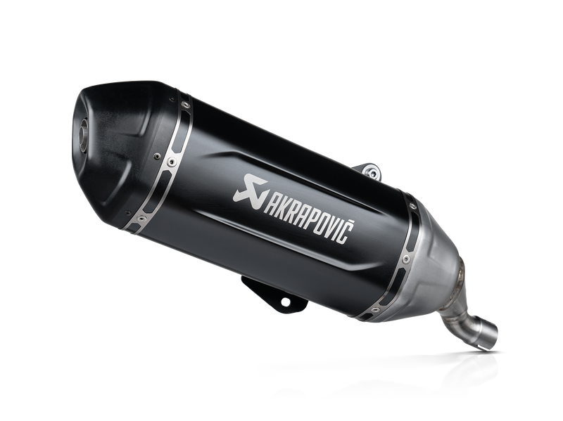 Akrapovic Slip-On Line Einddemper RVS Zwart Vespa GTS 125 2024-2025, productfoto 1