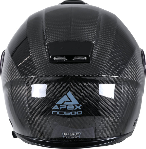 Apex MC500 Carbon Systeemhelm Glans
